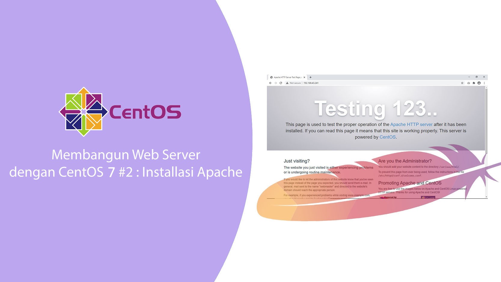 Membangun Web Server CentOS 7 #2 : Installasi Apache